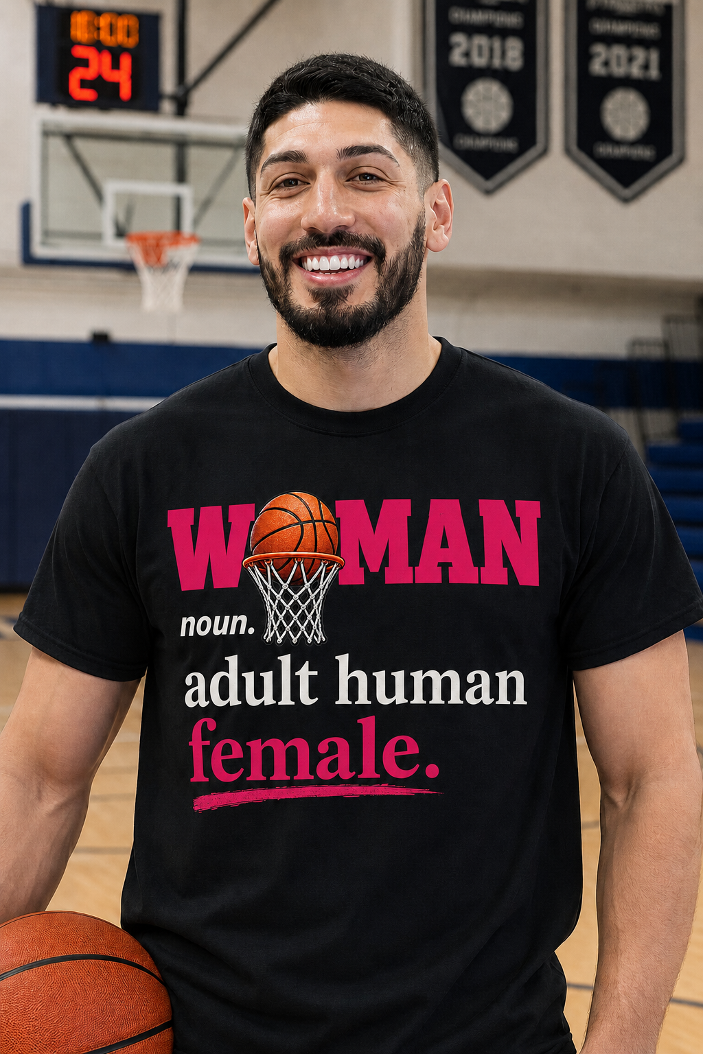 Woman Definition Basketball T-Shirt