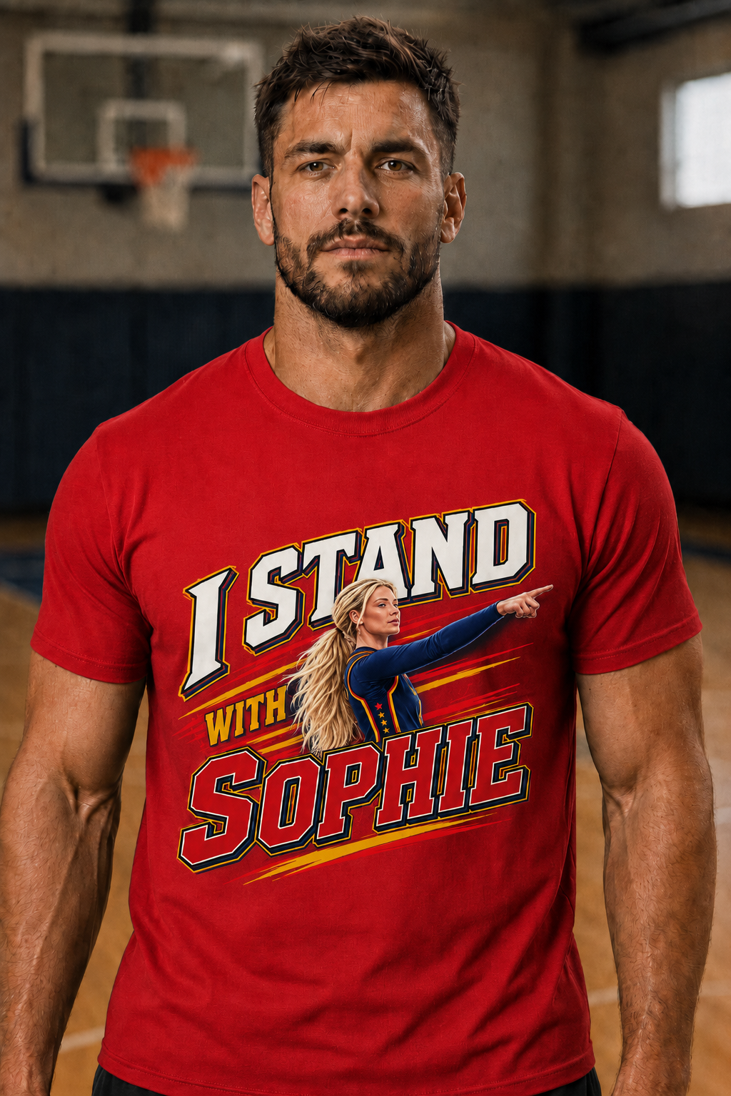 I Stand With Sophie Basketball T-Shirt
