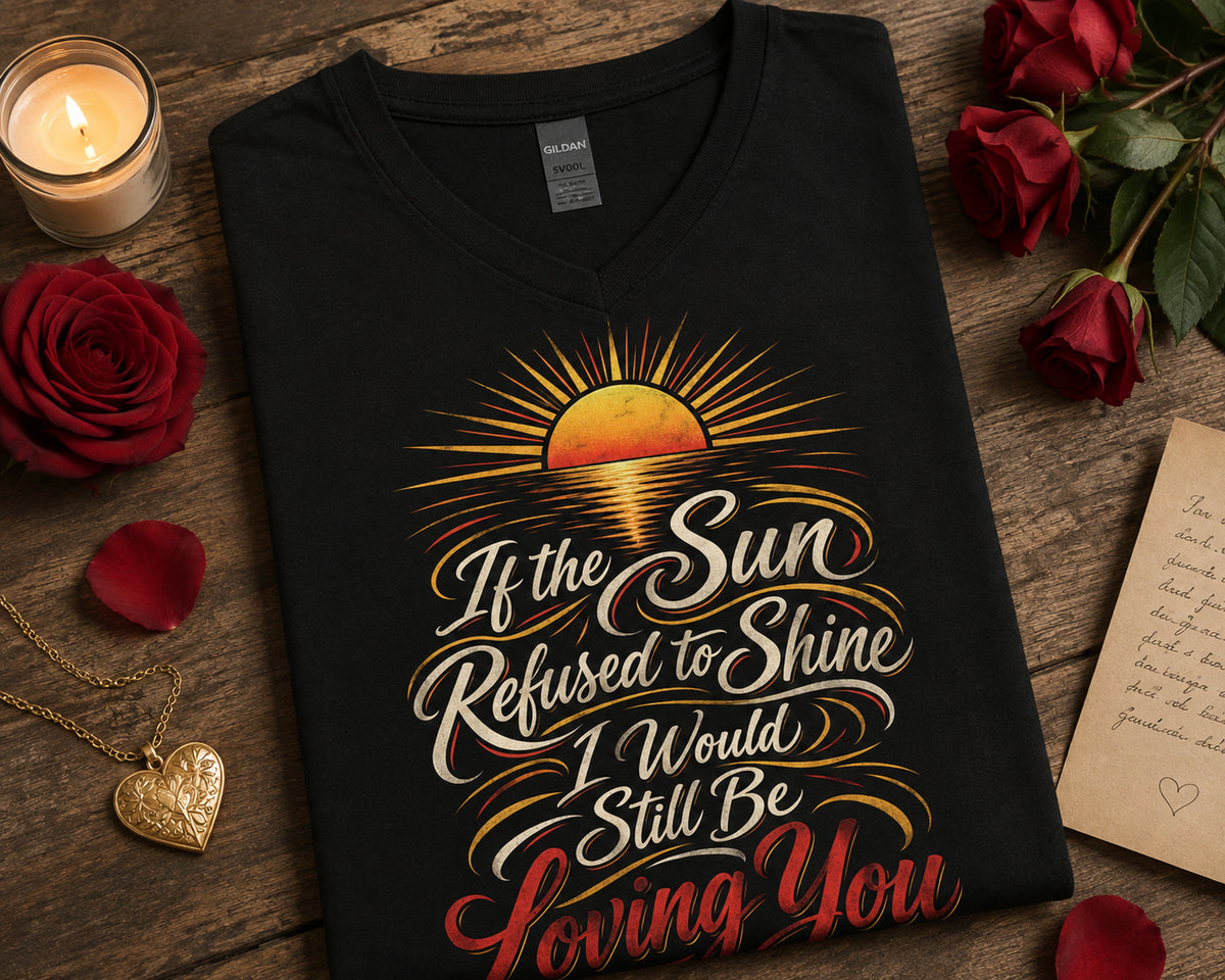 Nostalgia If the Sun Refused to Shine V-Neck Tee