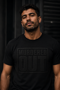 Murdered Out Black-on-Black Graphic T-Shirt