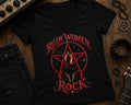 Rush Women Rock V-Neck T-Shirt | Rush-More