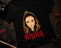 Anika V-Neck T-Shirt | Rush-more