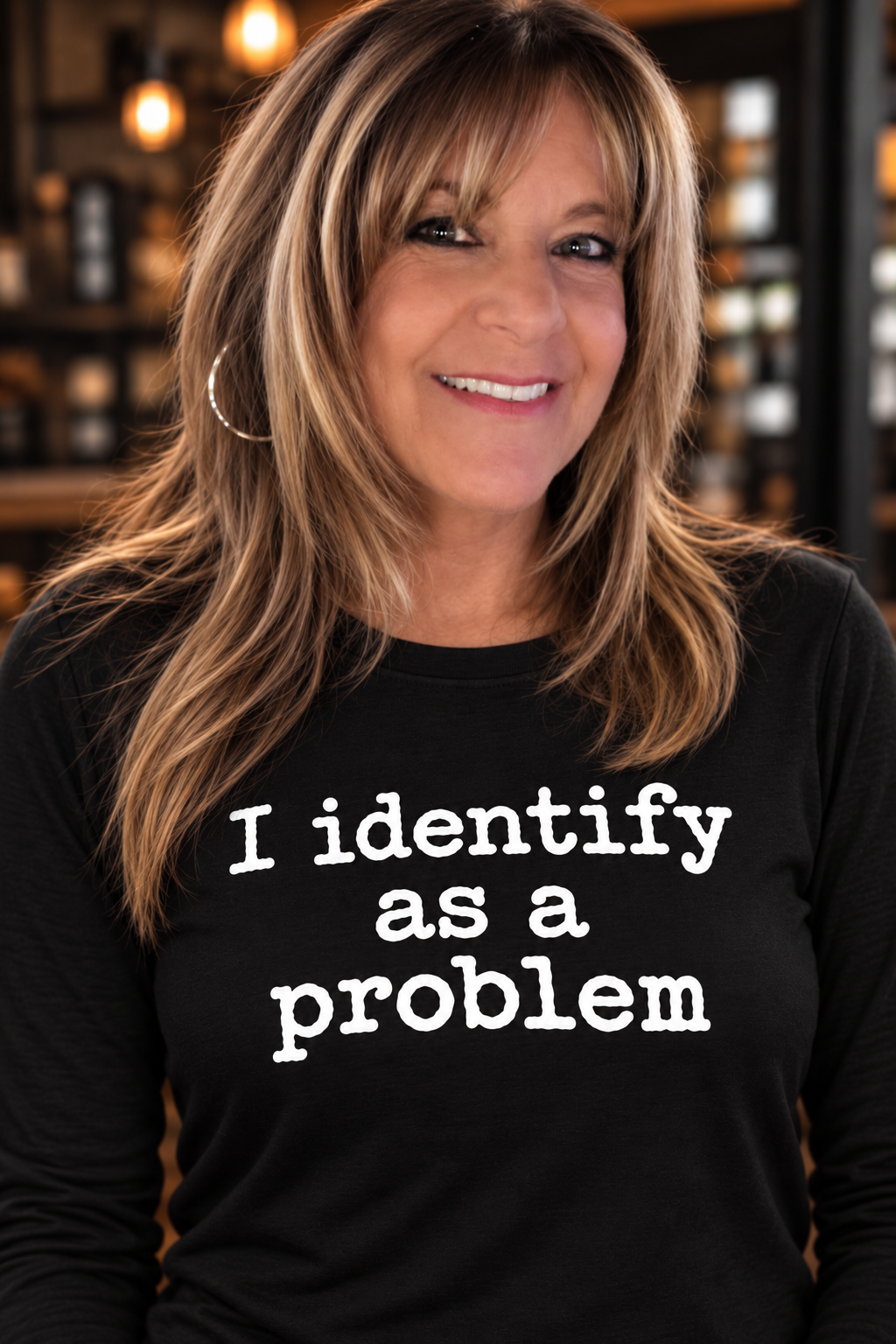 I Identify as a Problem Long Sleeve T-Shirt Unisex