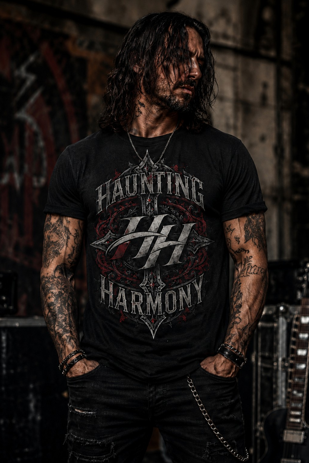 Haunting Harmony Gothic Rock Apparel Shirt