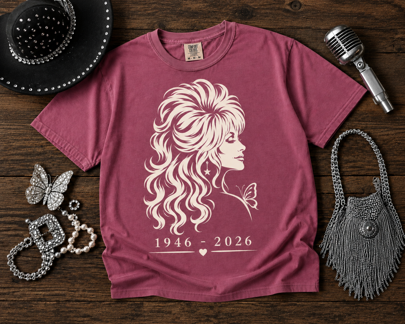 Queen of Country Music Memorial Garment-dyed Tee