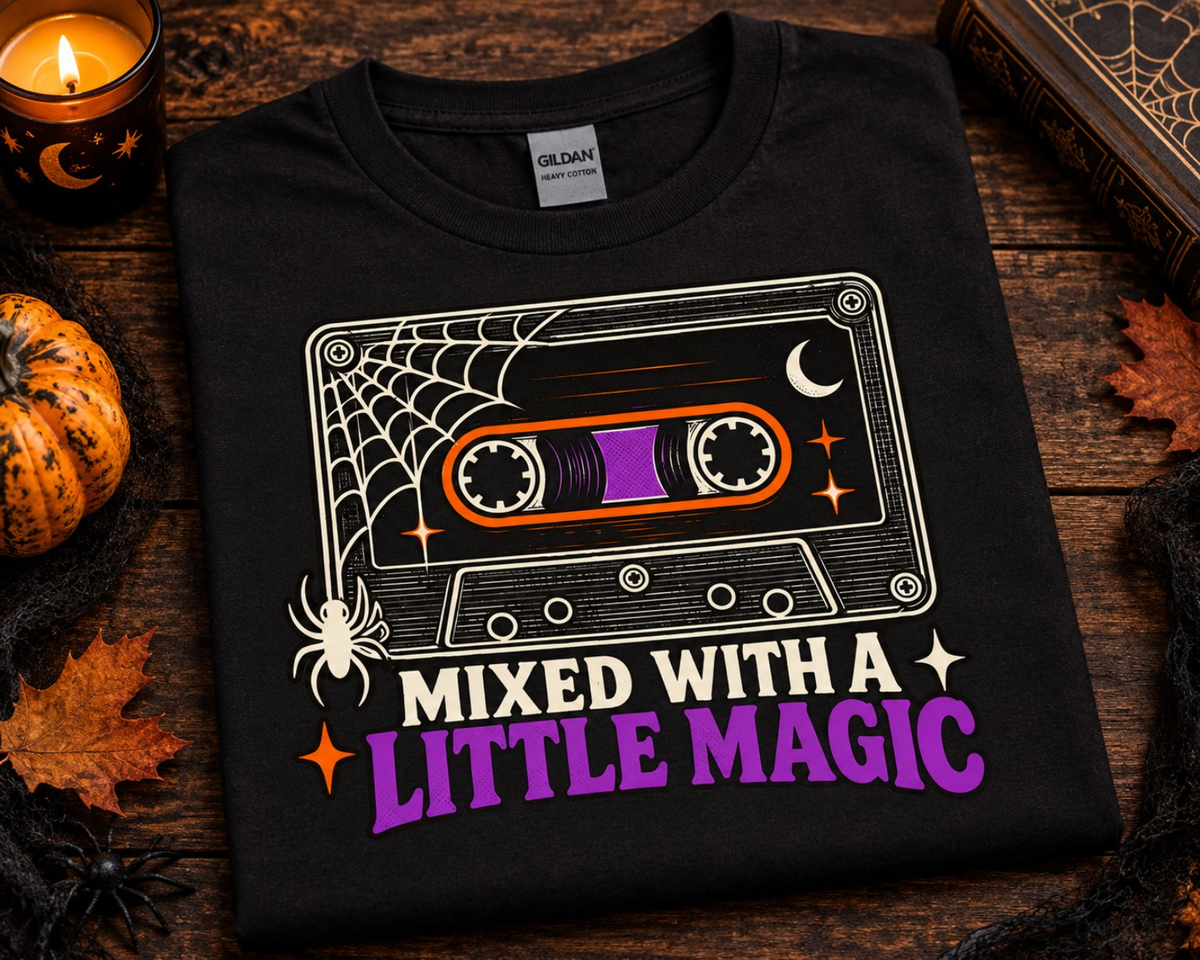 Mixed With a Little Magic Halloween Music T-Shirt