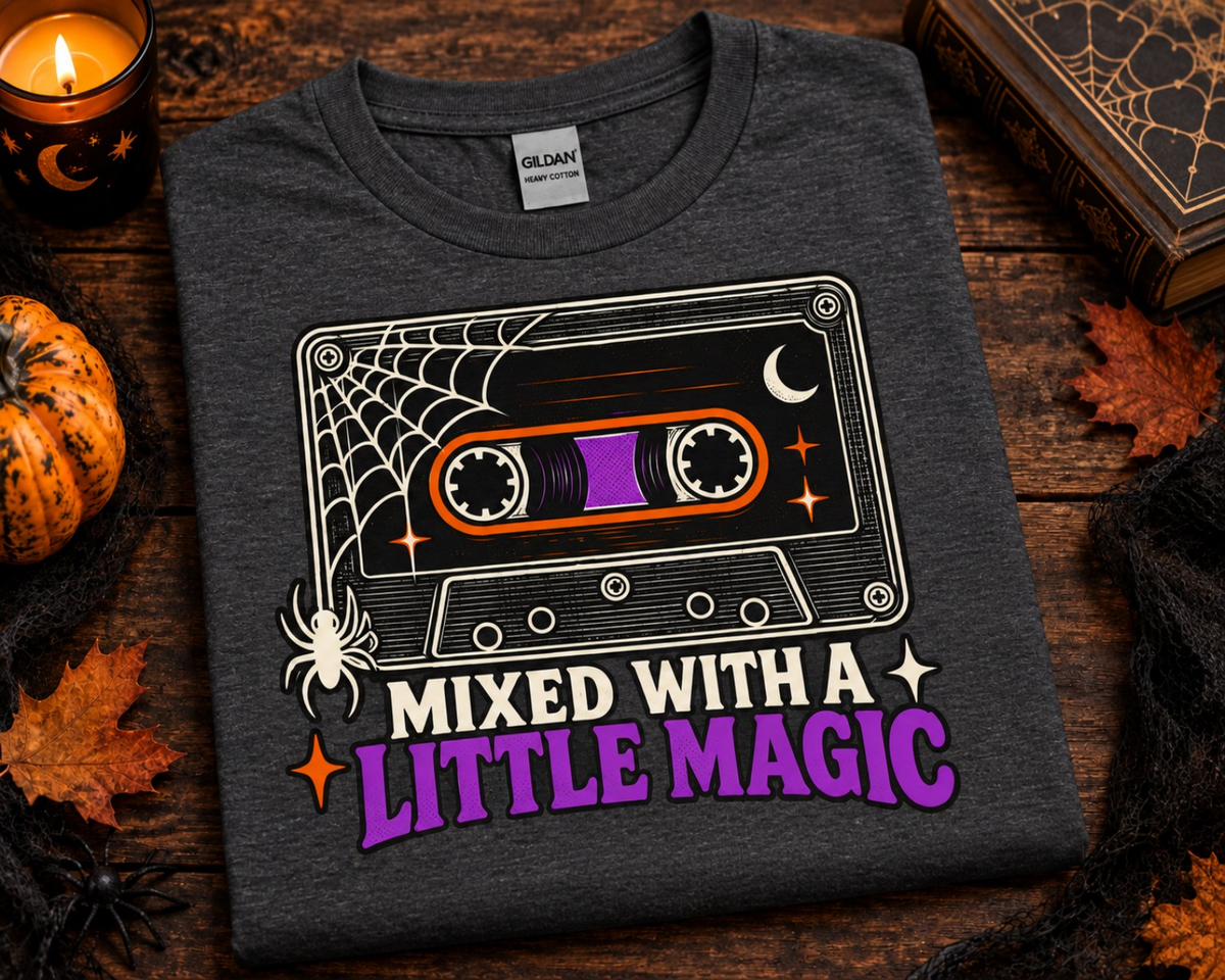 Mixed With a Little Magic Halloween Music T-Shirt