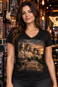 Aero-More Women’s V-Neck T-Shirt | Classic Rock