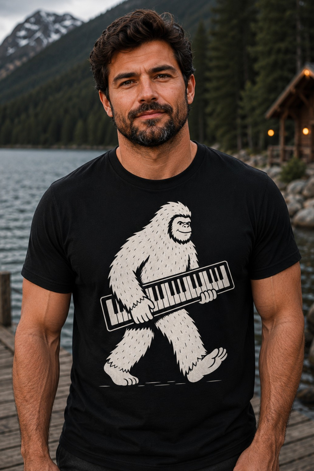 Monster Keys - Yeti Keyboard T-Shirt
