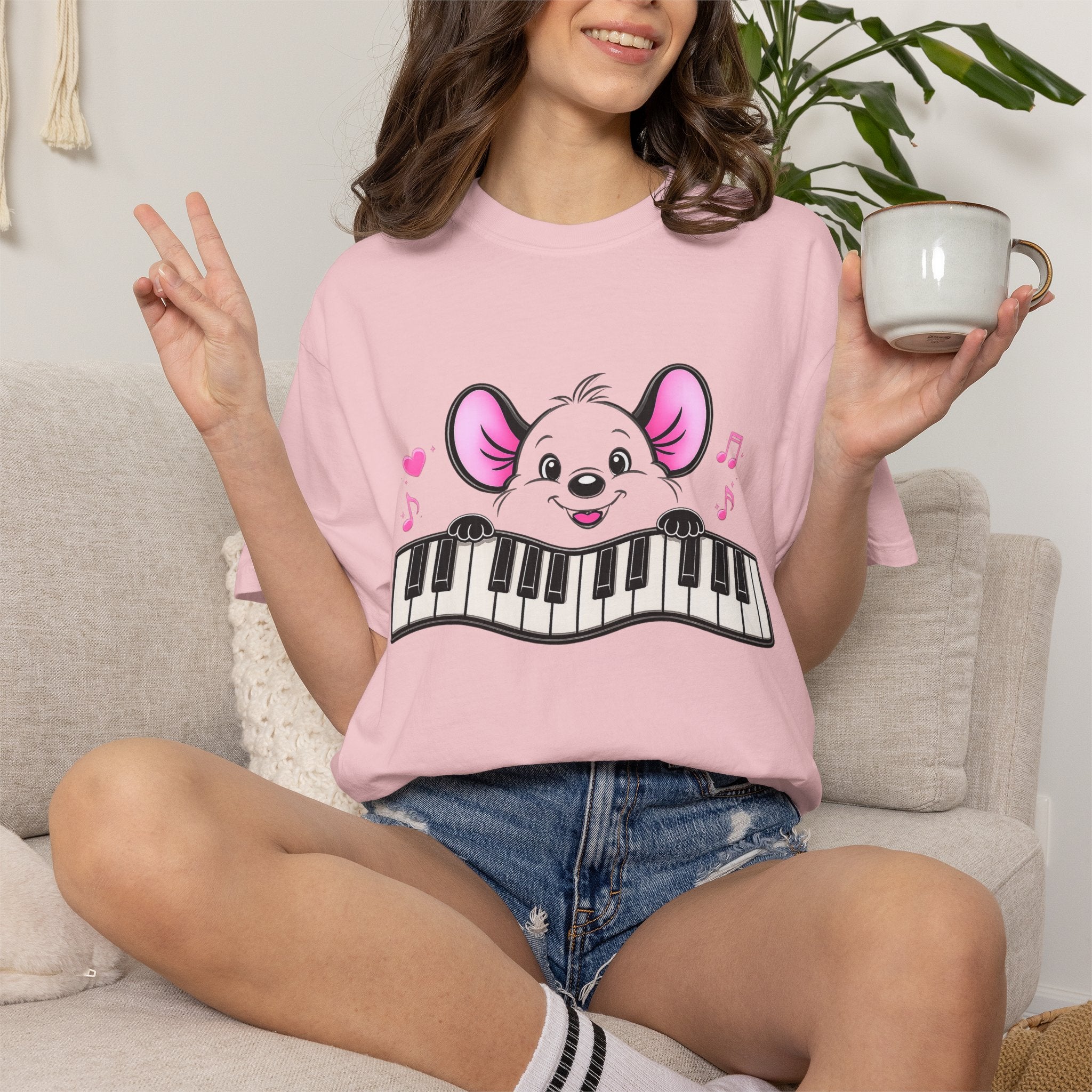 Mouse Piano Keyboard Shirt