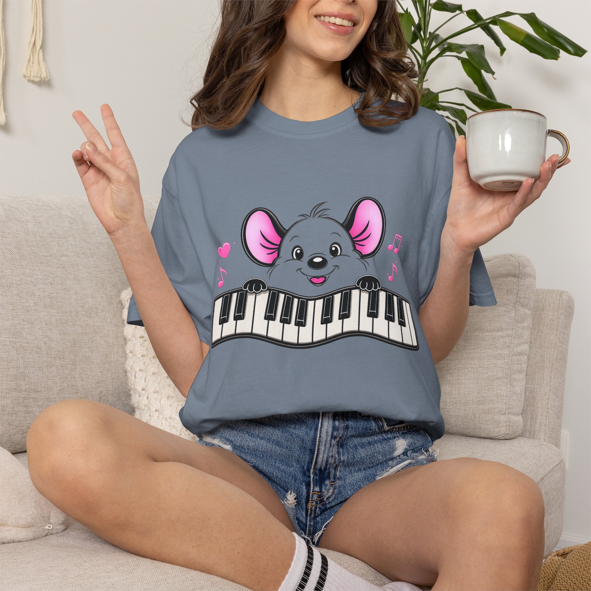 Mouse Piano Keyboard Shirt