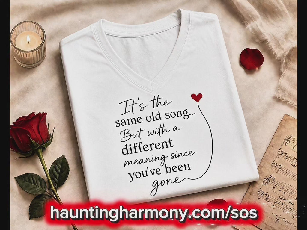 Same Old Song, Different Meaning Women's V-Neck T-Shirt