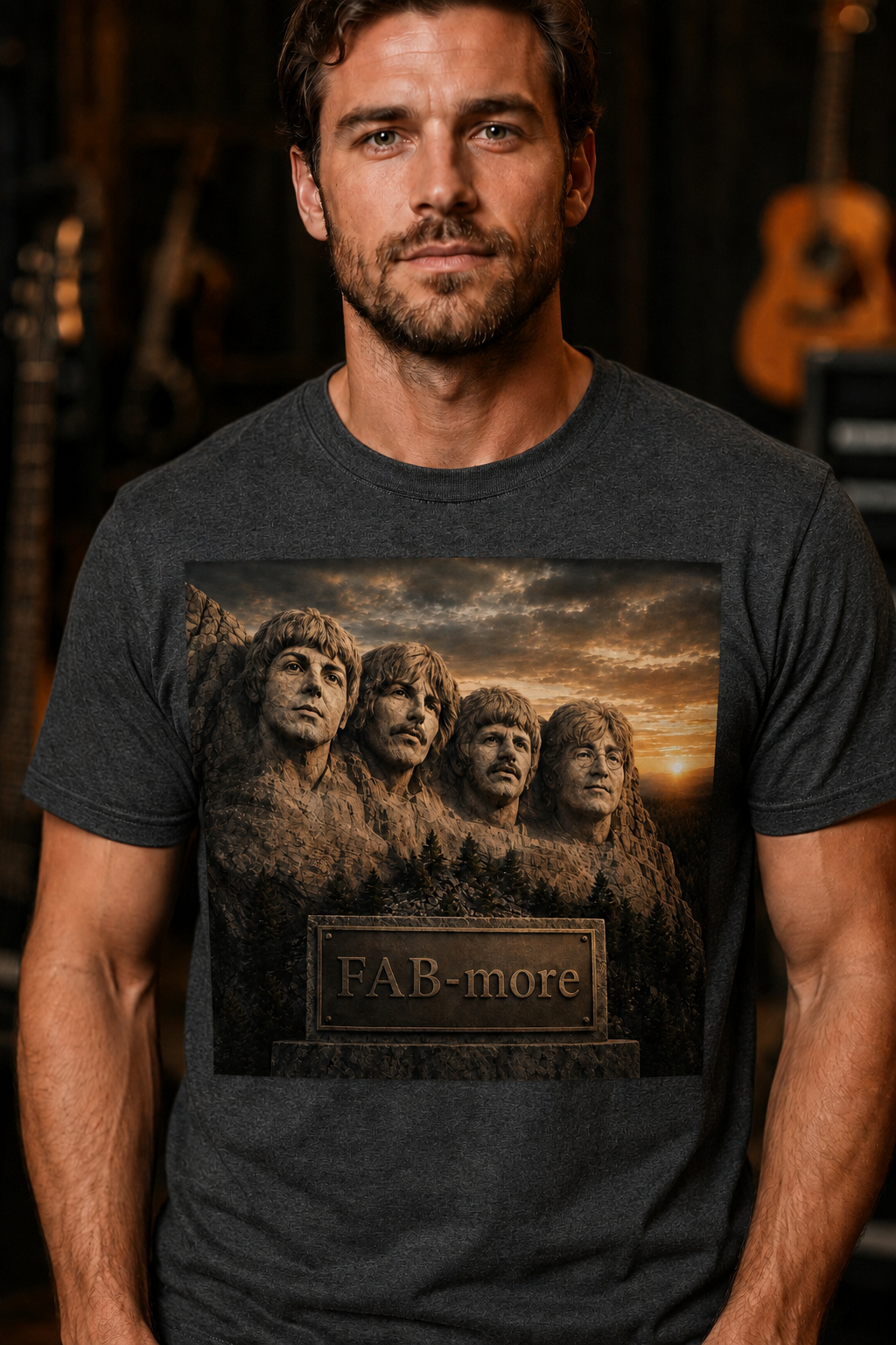 Mount Fab-More Beatles Inspired T-Shirt | Classic Rock